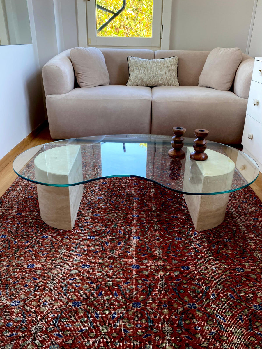 Medusa Travertine Coffee Table