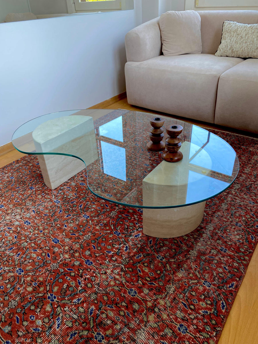Medusa Travertine Coffee Table
