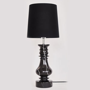 Noir Toro Mermer Abajur
