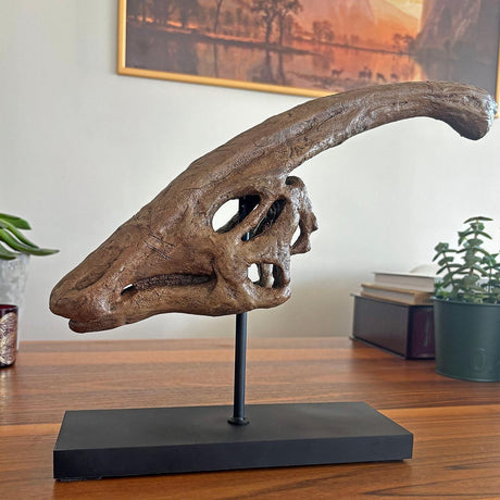 Parasaurolophus Seramik Heykel