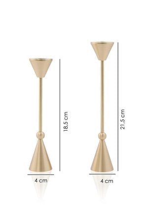 Brass Handmade Tapered Candlestick
