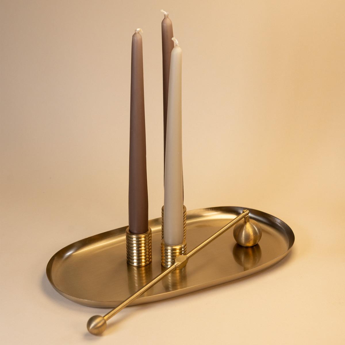 Brass Color Steel Tray