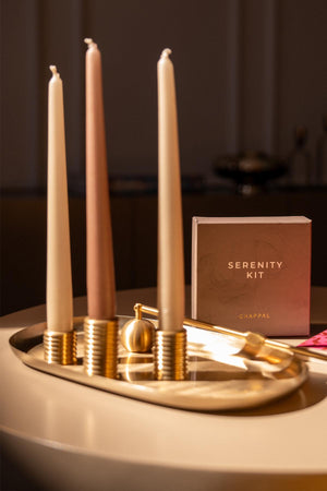 Pirinç Rengi Çelik Tepsi