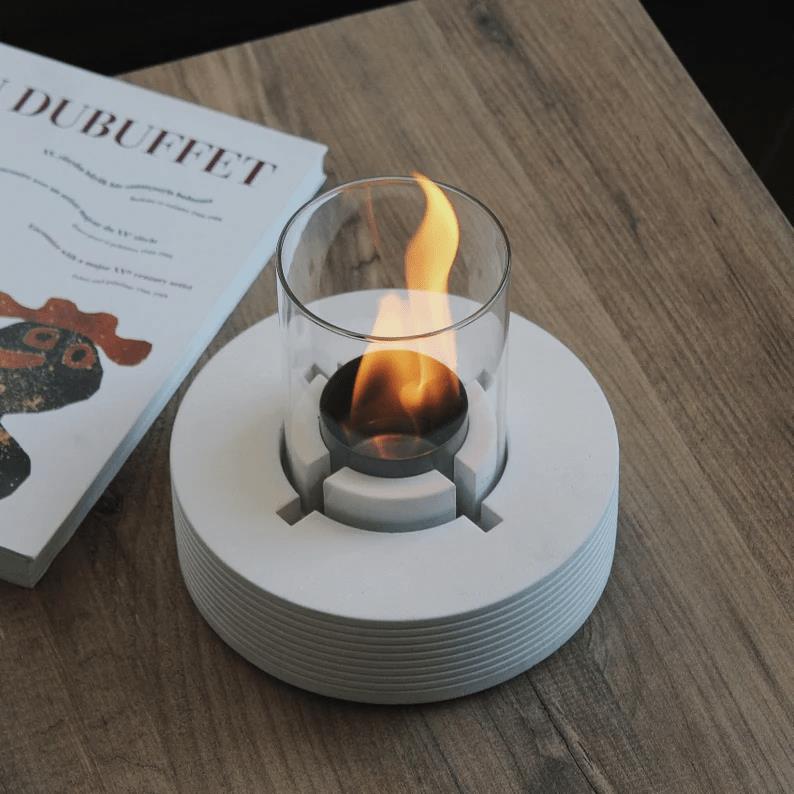 PURE-Fire v.3 Beton Şömine + 1 Litre Tabart Fire Şömine Yakıtı