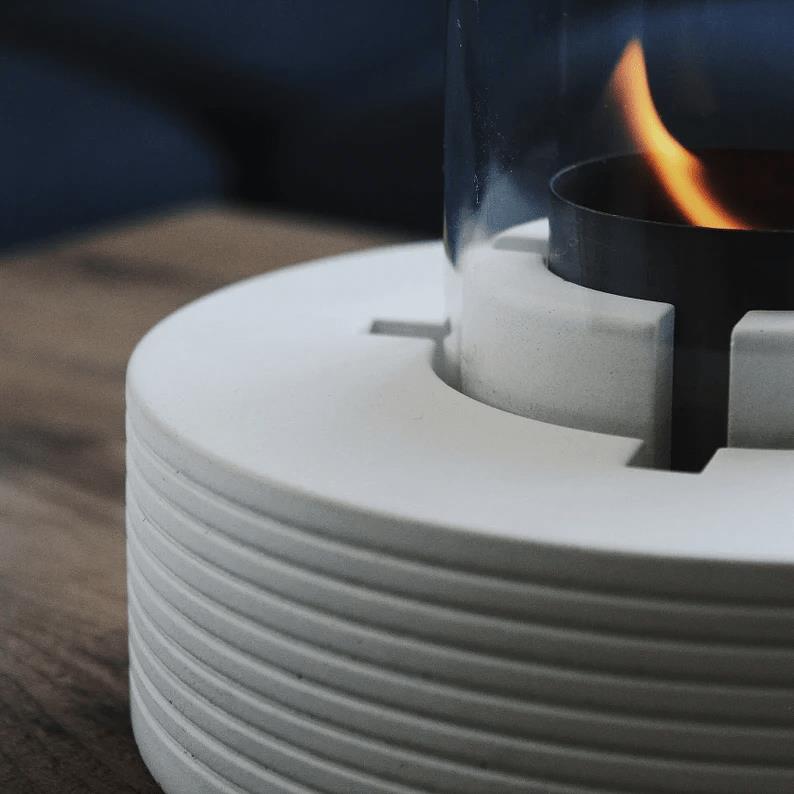 PURE-Fire v.3 Beton Şömine + 1 Litre Tabart Fire Şömine Yakıtı