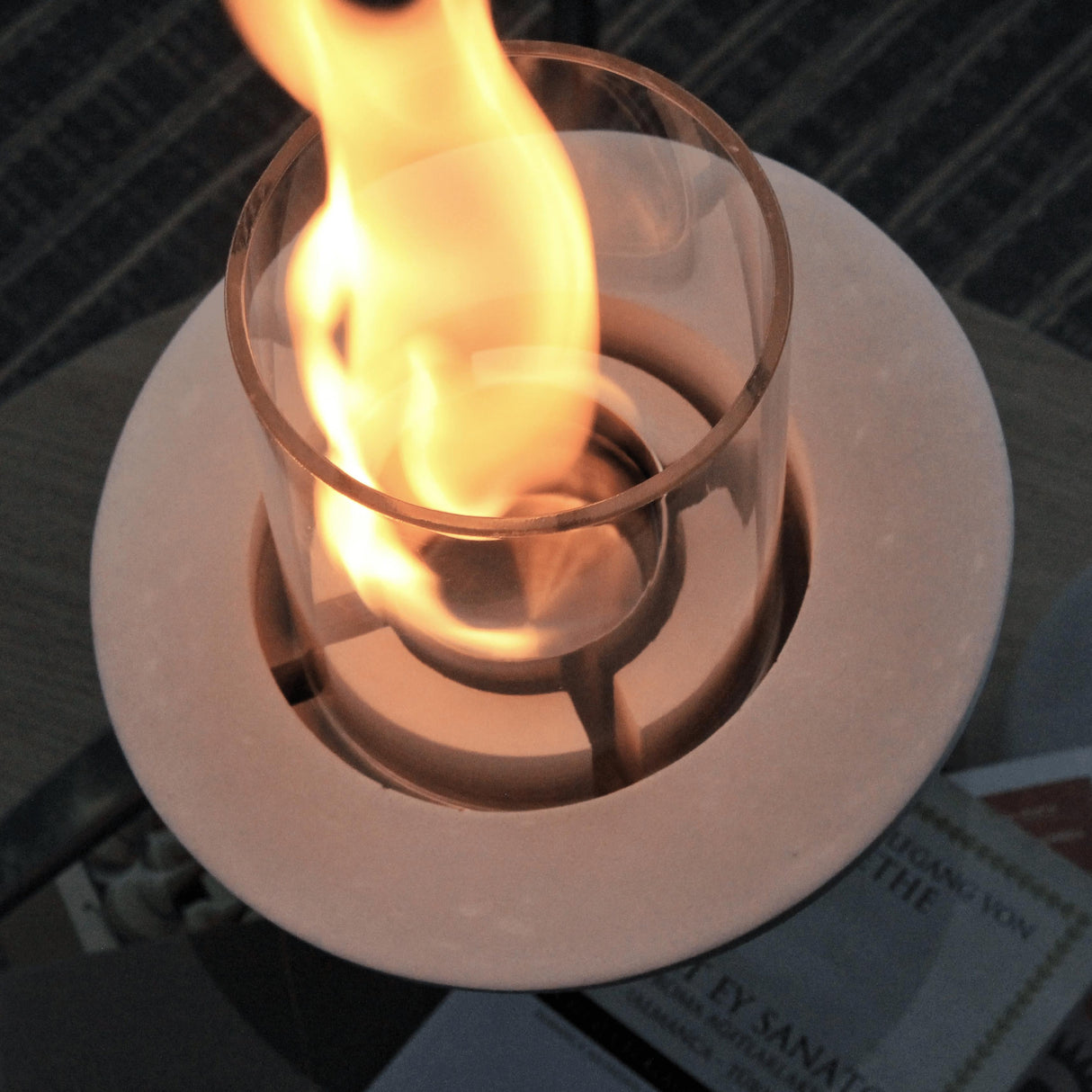 PURE-Fire v.4 Beton Şömine +1 Litre Tabart Fire Şömine Yakıtı