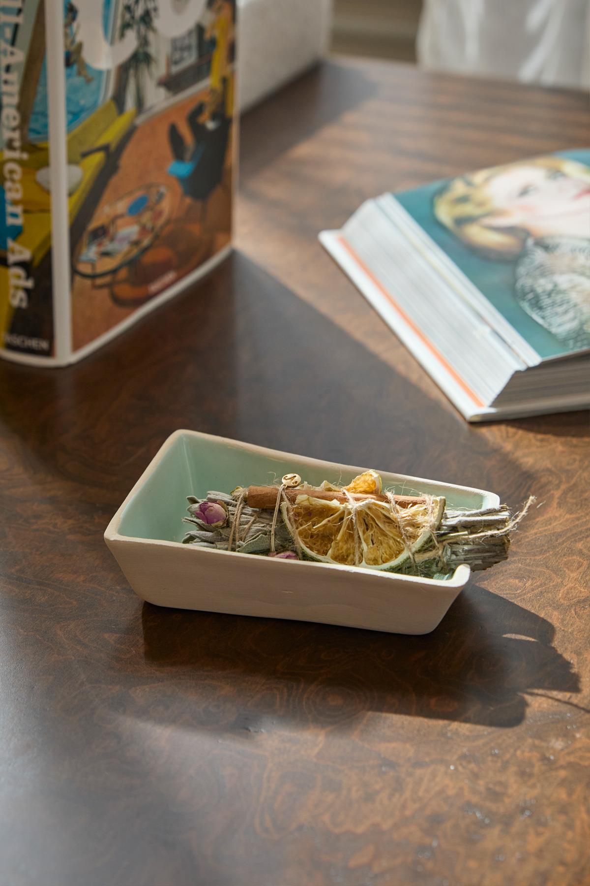 Seramik Demet Tütsülük Su Yeşili