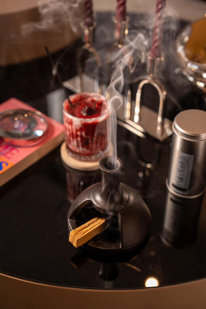 Ceramic Incense Burner Black