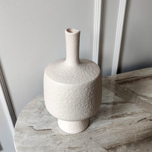 Seramik Vazo Beyaz