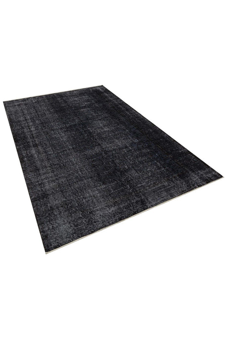 Black Vintage Patterned Floor Carpet