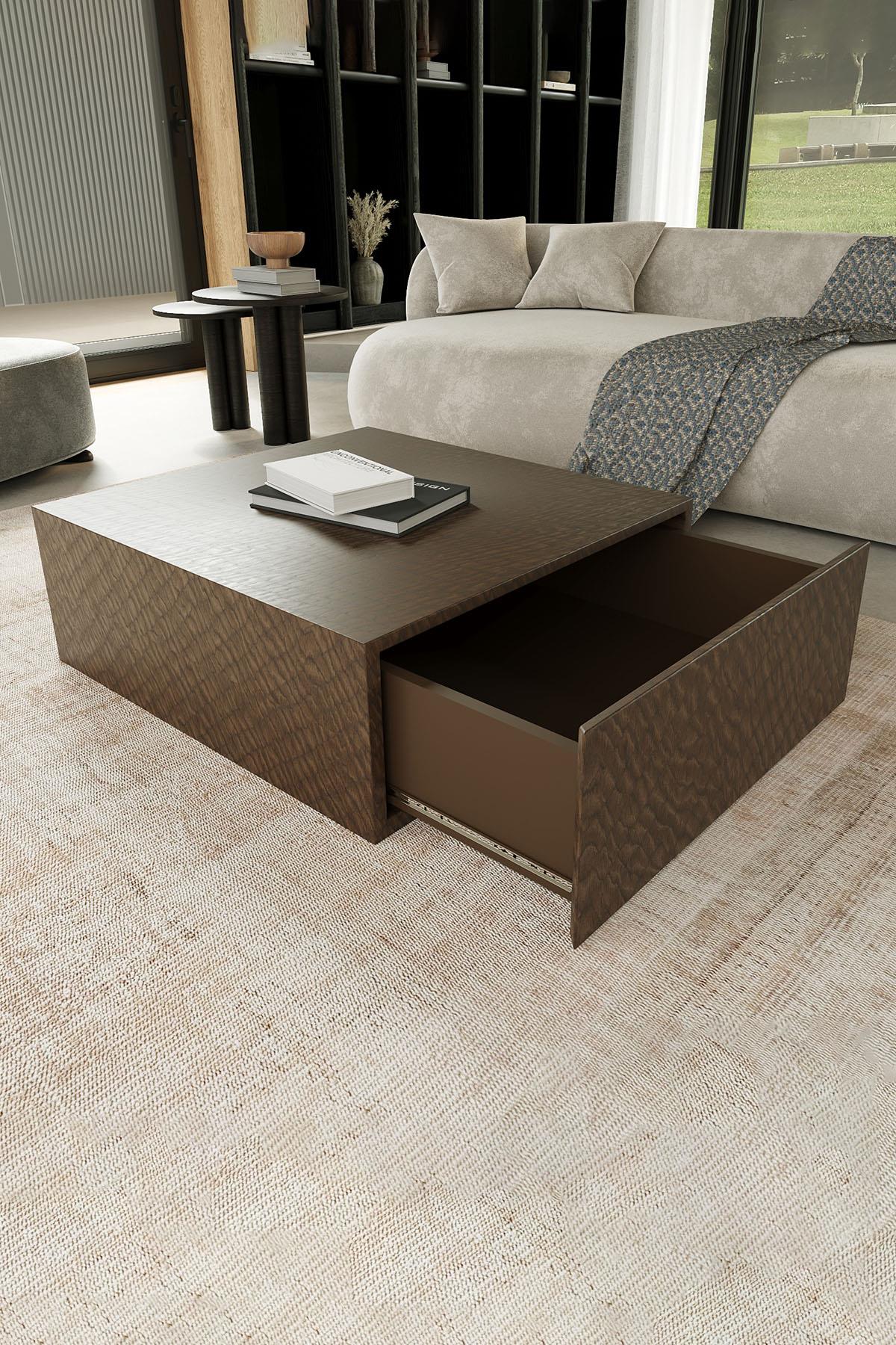 Sobek Wooden Coffee Table