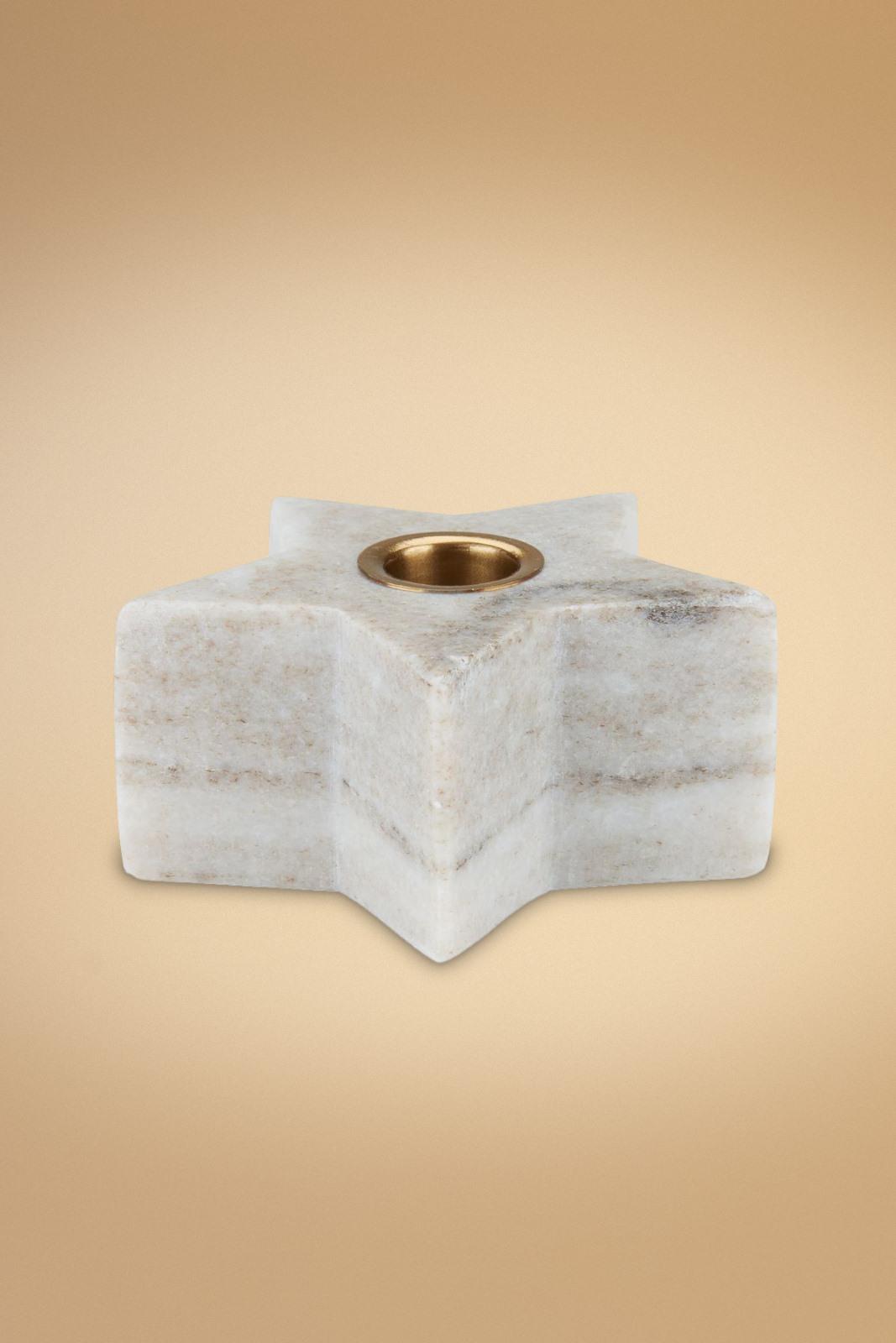Star Marble Candlestick