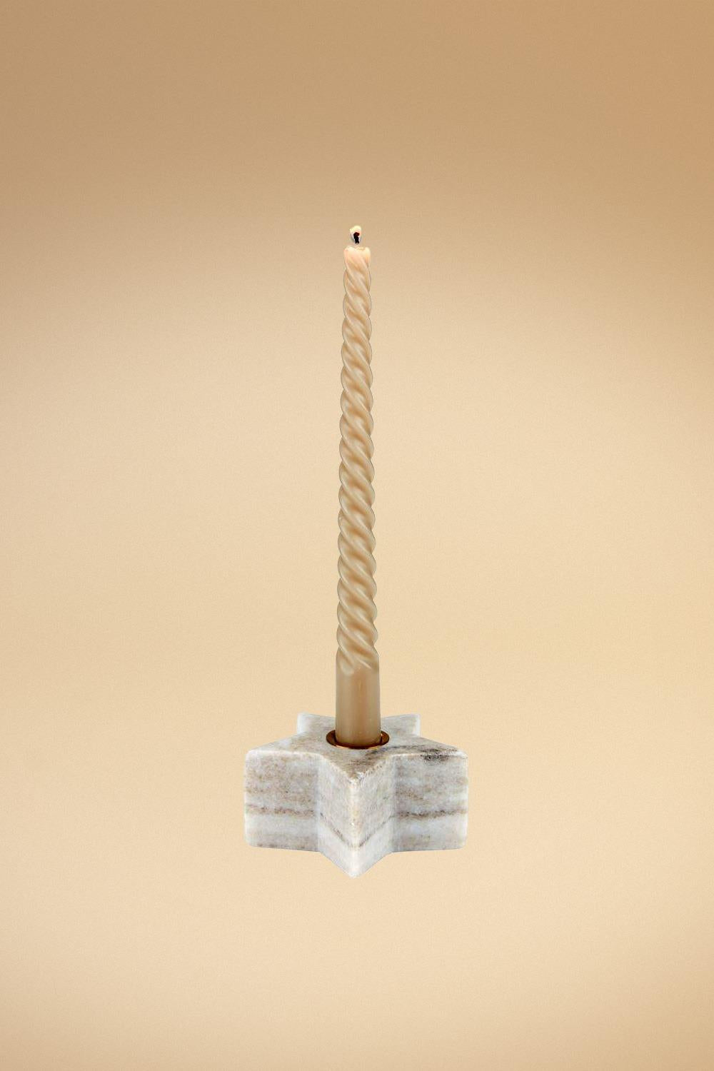 Star Marble Candlestick