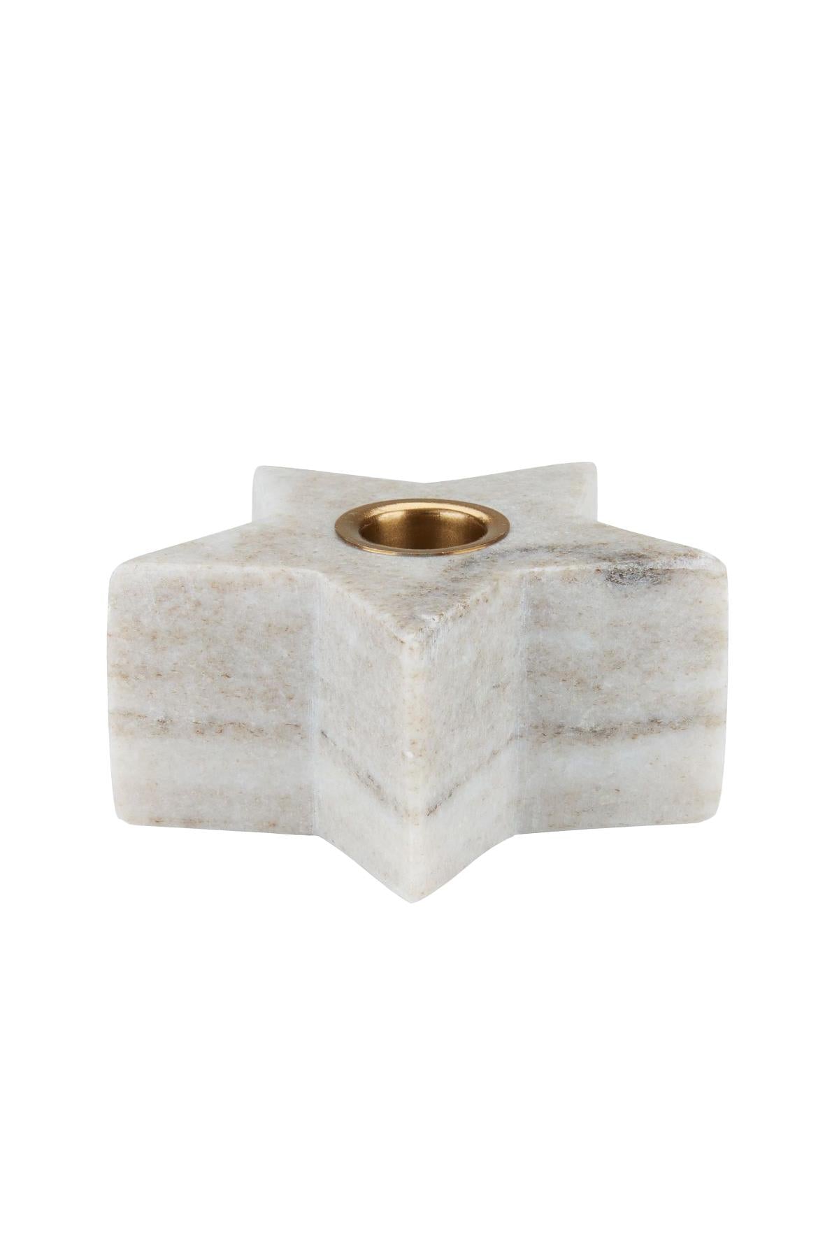 Star Marble Candlestick
