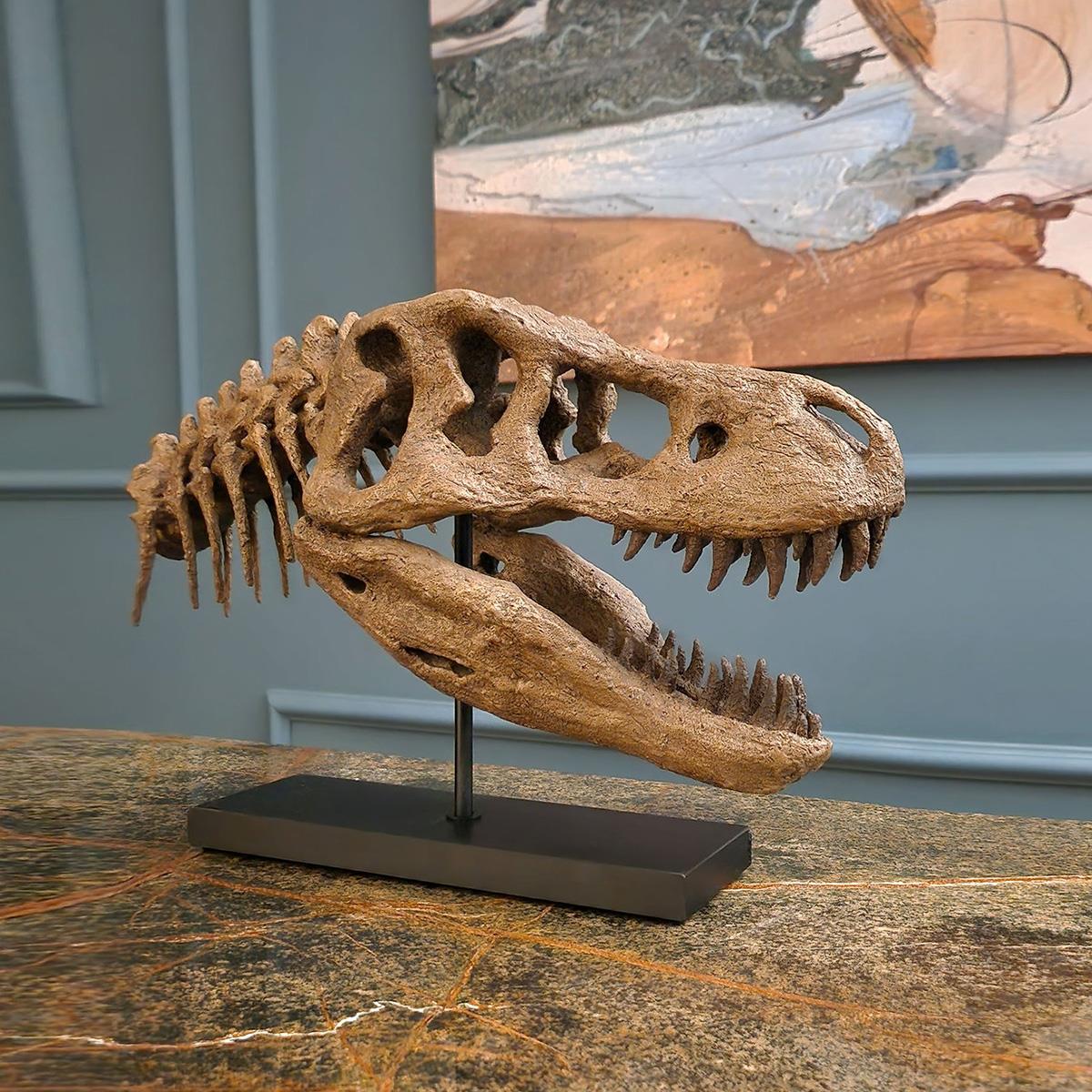 T-Rex (Omurgalı) Seramik Heykel