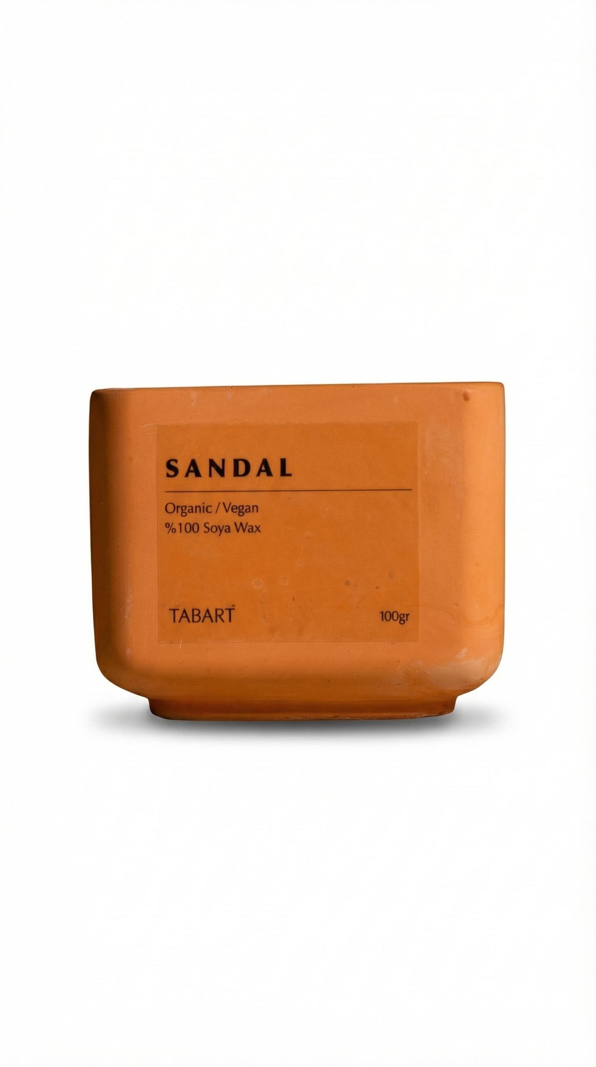 Soya Wax Organik Beton Mum Saksı - Chappal