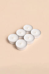 Tealight Mum Beyaz 6 Adet - Chappal