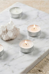 Tealight Mum Beyaz 6 Adet dördüncü görsel - Chappal