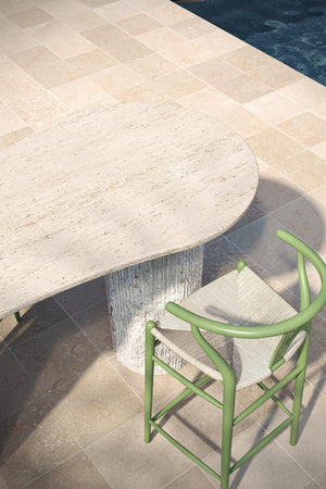 Travertine Bar Table