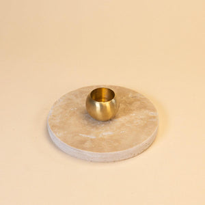 Travertine Palo Santo Incense Burner