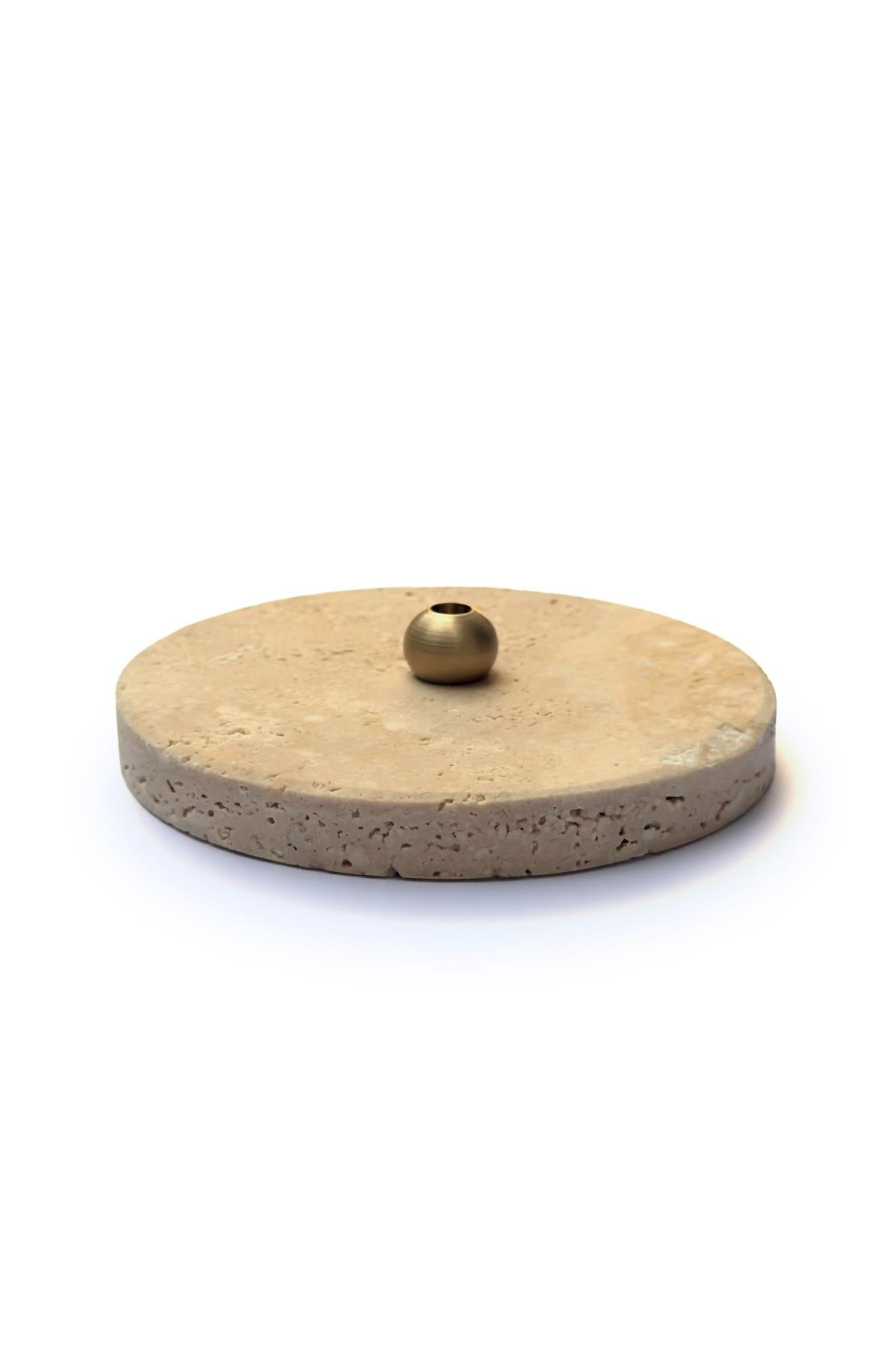 Travertine Stick Incense Burner