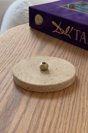 Travertine Stick Incense Burner