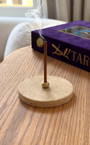 Travertine Stick Incense Burner