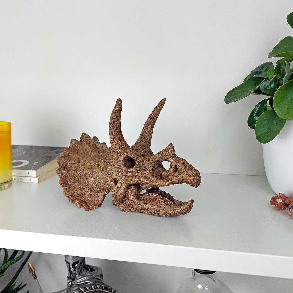 Triceratops Mini Seramik Heykel