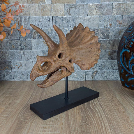 Triceratops (Omurgalı) Seramik Heykel
