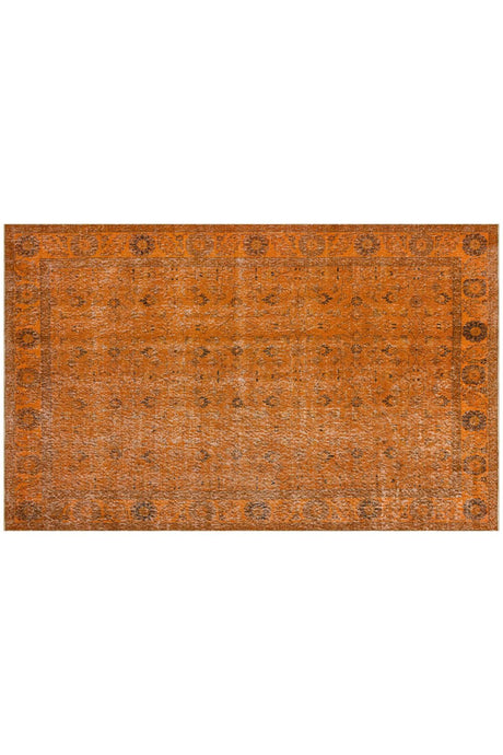 Orange Modern Vintage Antique Carpet
