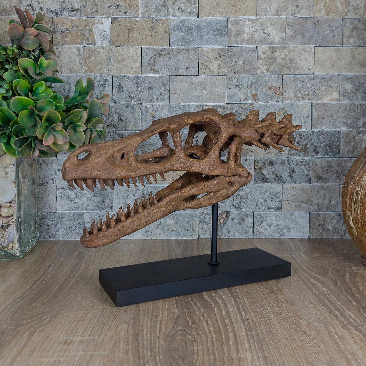 Velociraptor (Omurgalı) Seramik Heykel