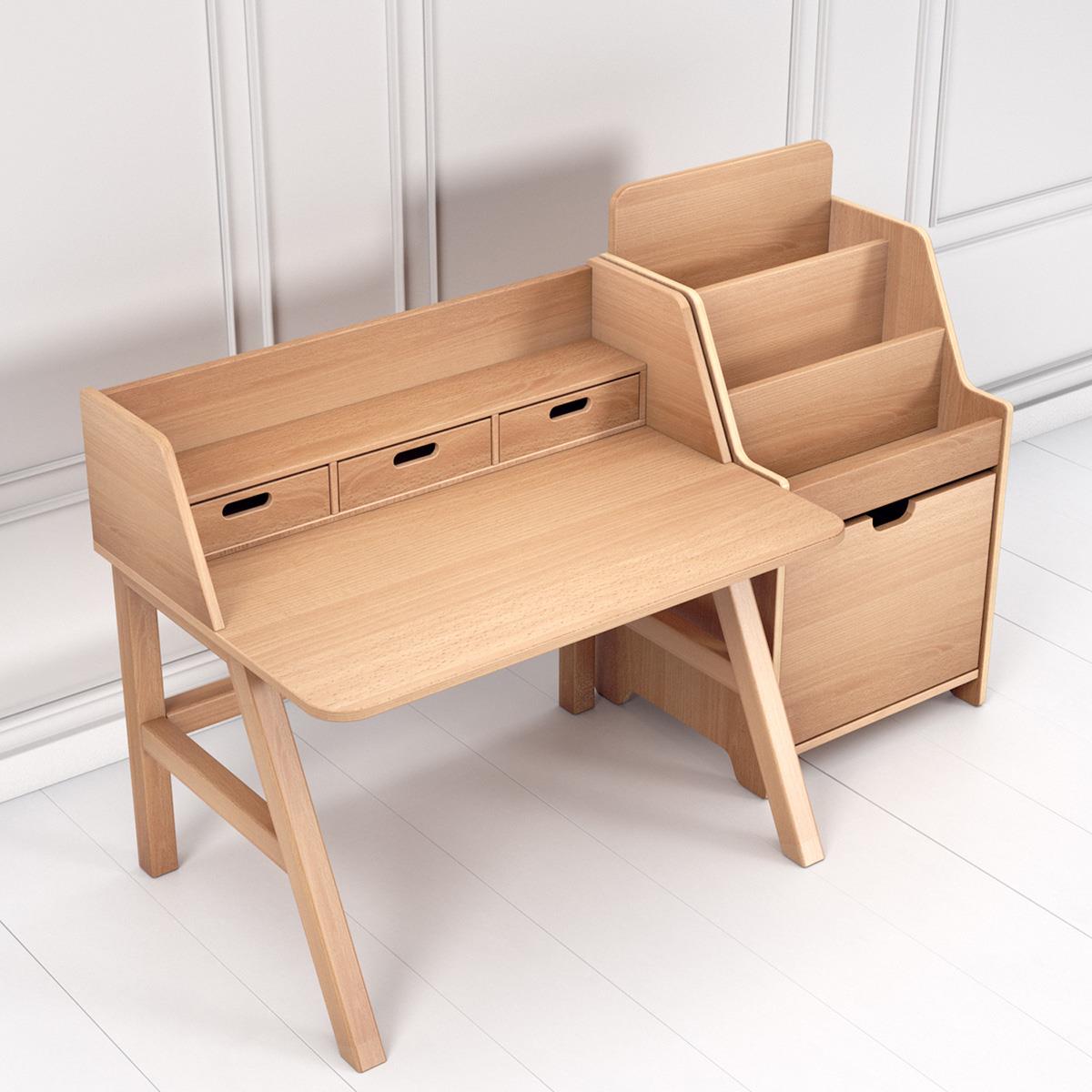 Vintage Çocuk Çalışma Masası